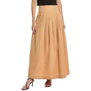 & Rouge Womens  Midi Skirt, Tan